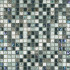 Natuursteen mozaïek, mozaïek, middengrijs, op net, accentmuur, douche, Tilestone